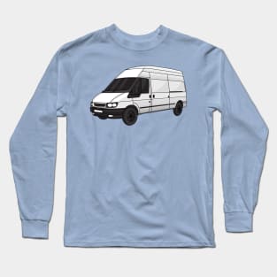 Delivery van illustration Long Sleeve T-Shirt